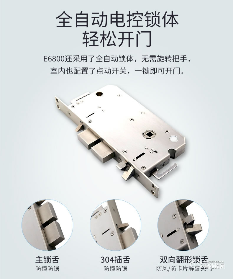 移康智能鎖 E6800全自動(dòng)家用防盜智能門鎖電子鎖