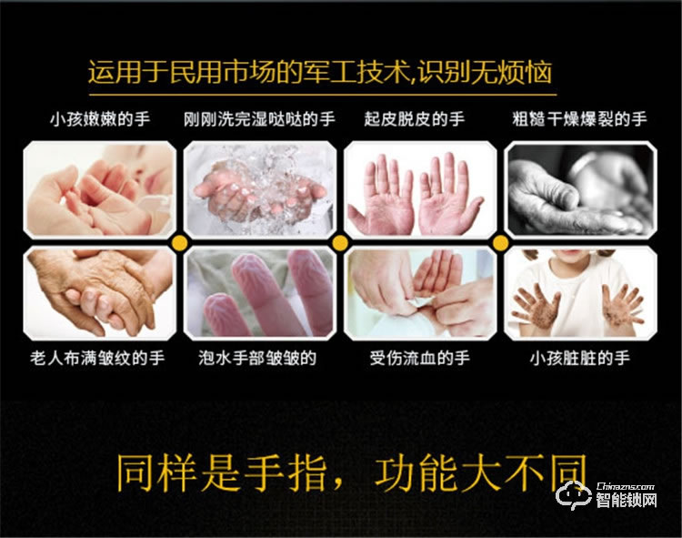 洛克思格智能鎖 S1電子鎖防盜門 指靜脈智能鎖