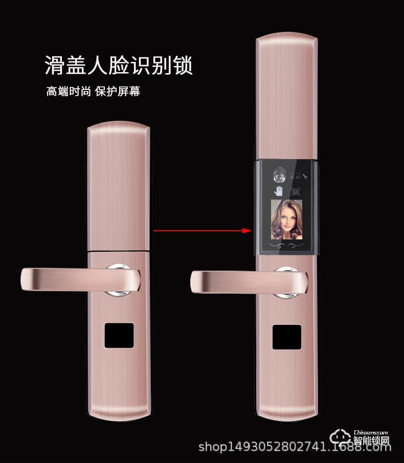 美鼎智智能鎖 F2101人臉識別掌紋識別智能鎖