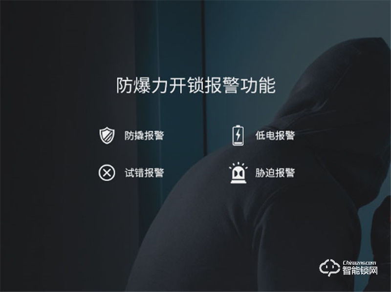 智享一家智能鎖 ZH2一握開智能門鎖