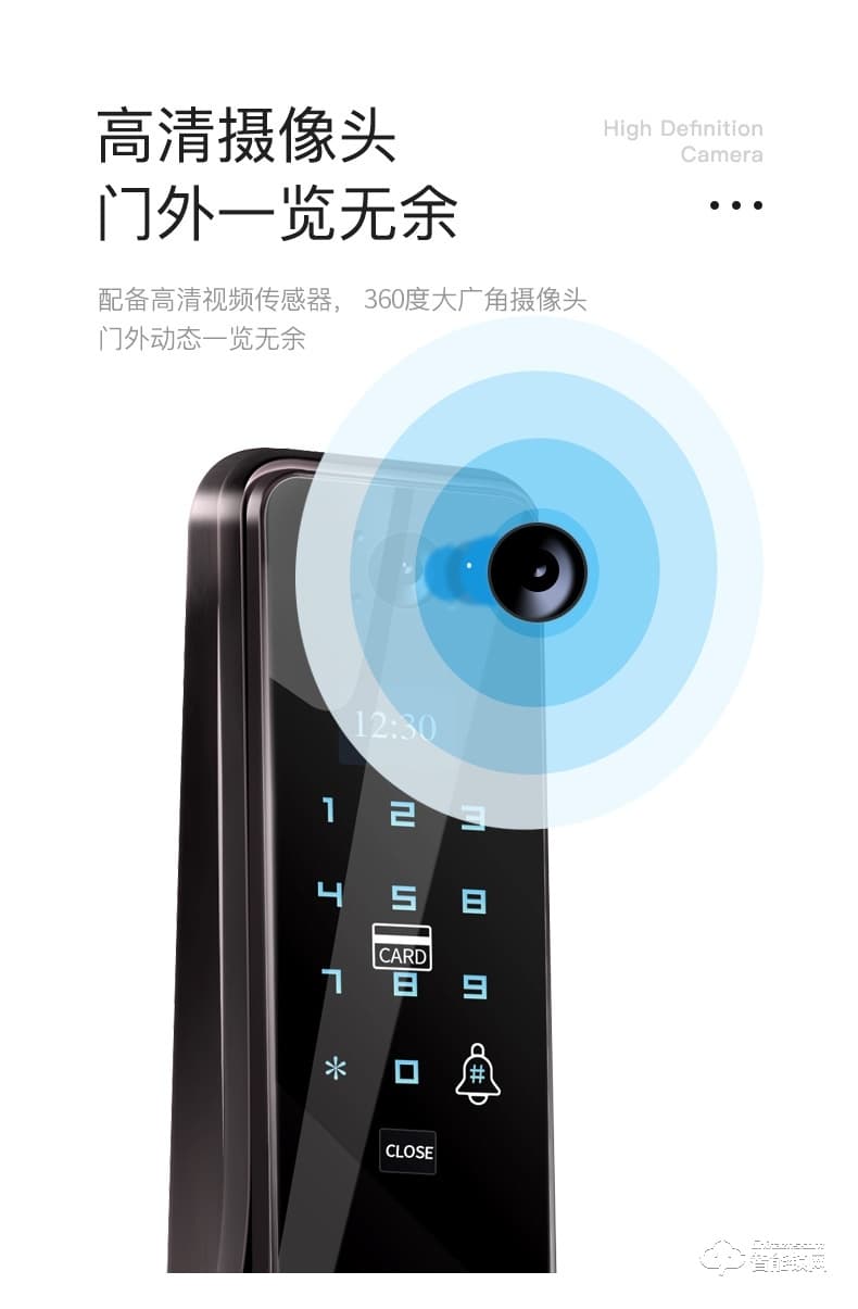 創鴻智能鎖 OP1全自動可視指紋鎖