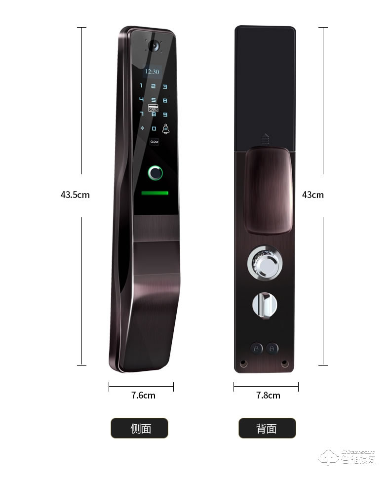 創鴻智能鎖 OP1全自動可視指紋鎖
