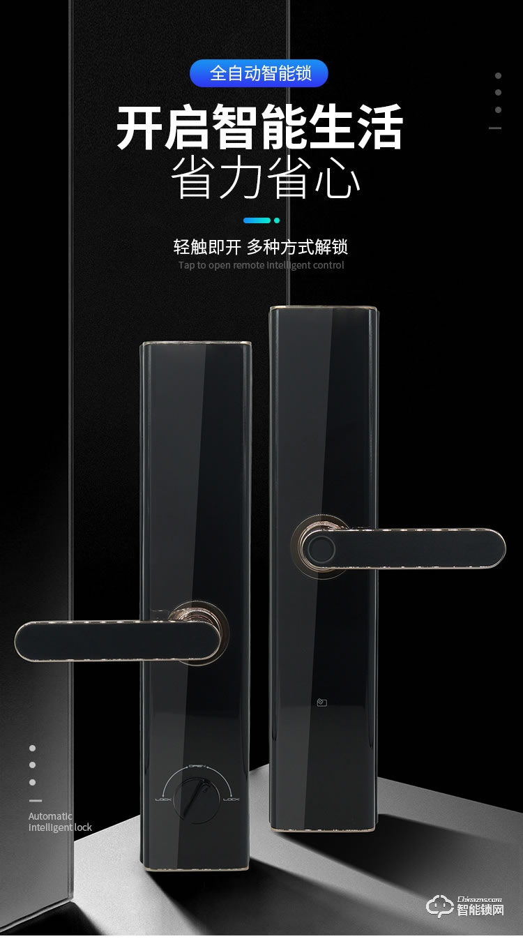 菲花奧智能鎖 家用防盜門電子密碼磁卡鎖