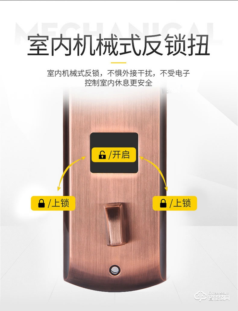 匠星智能鎖 JB300室內指紋鎖民宿密碼鎖