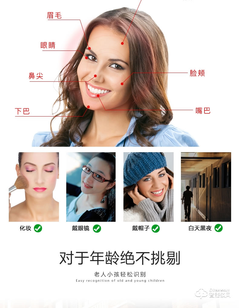 邦臣智能鎖 F3全自動人臉識別鎖大門鎖