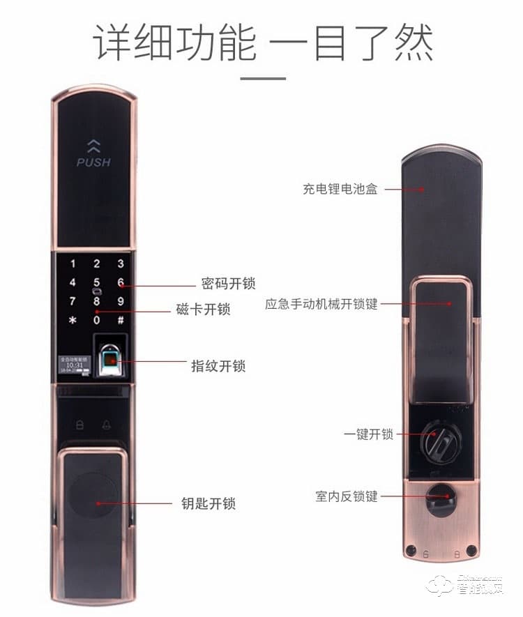 秘堡智能鎖 全自動智能指紋鎖