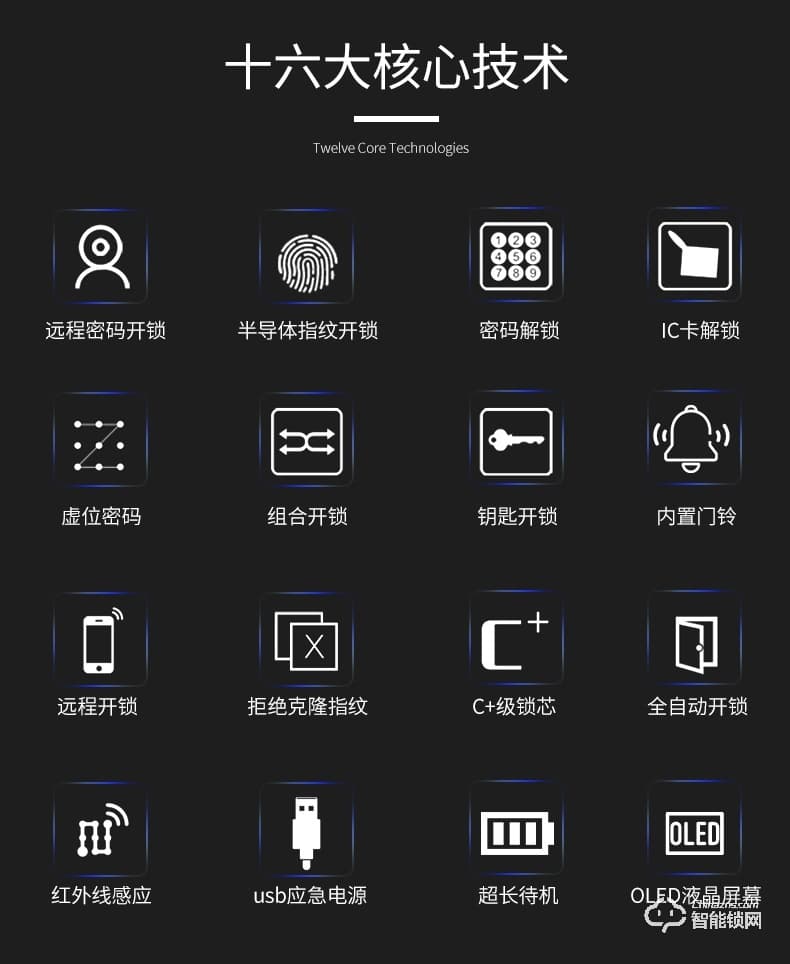 司浦特智能鎖 家用防盜門鎖密碼電子鎖