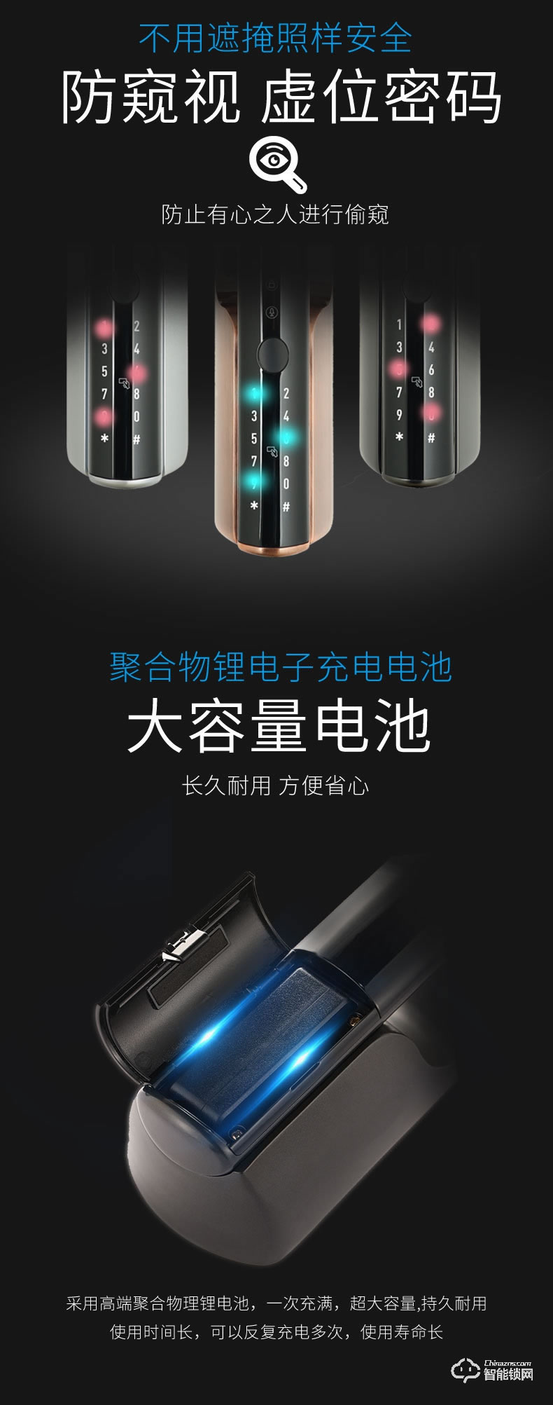 司浦特智能鎖 全自動指紋密碼鎖