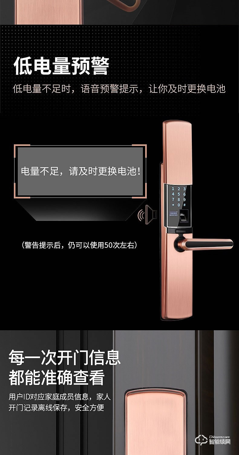 森太智能鎖 ST81防盜門鎖家用防貓眼刷卡鎖