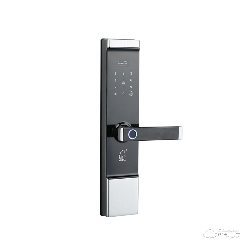 大拇指指紋鎖 時尚直板密碼鎖智能門鎖
