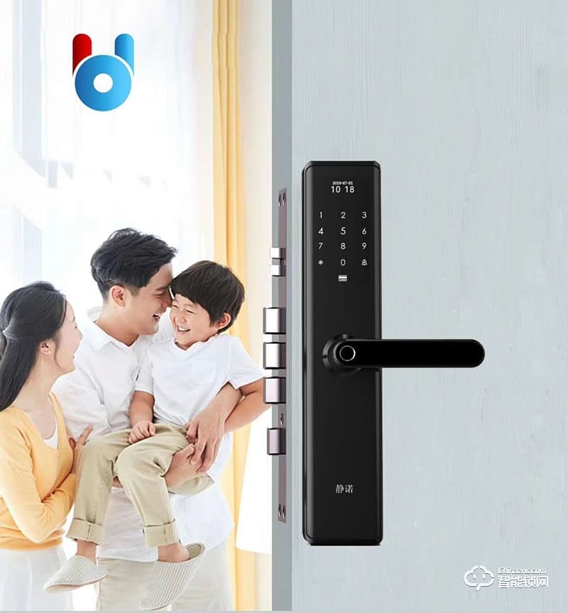 靜諾智能鎖 D11時尚直板一握即開智能鎖