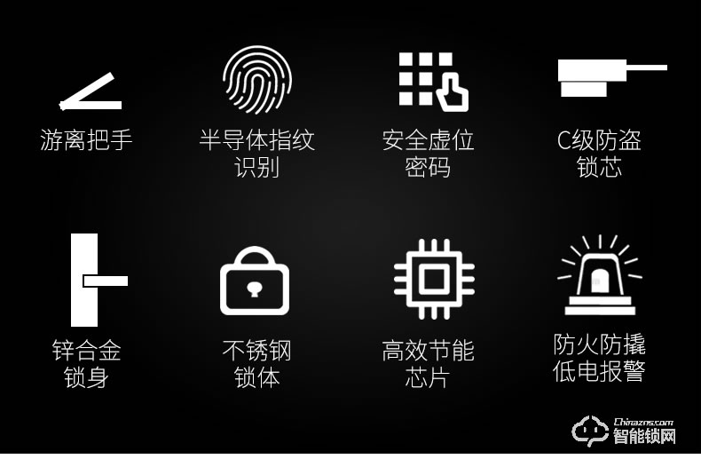 科羅格智能鎖 MG-501家用室內木門智能鎖