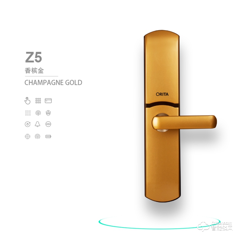 歐路達智能鎖 Z5防盜門智能鎖電子門鎖