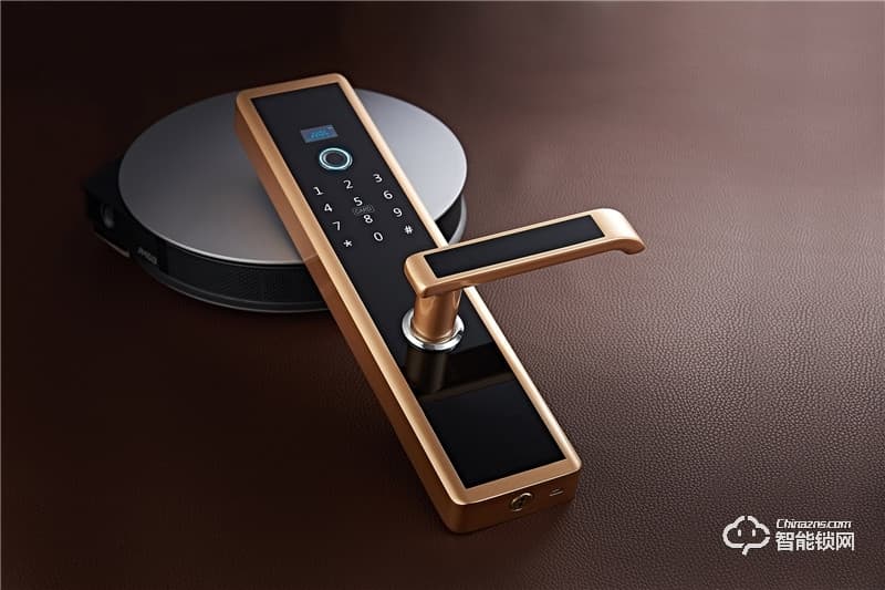 鹿博智能鎖 R-6011家用全自動指紋密碼鎖