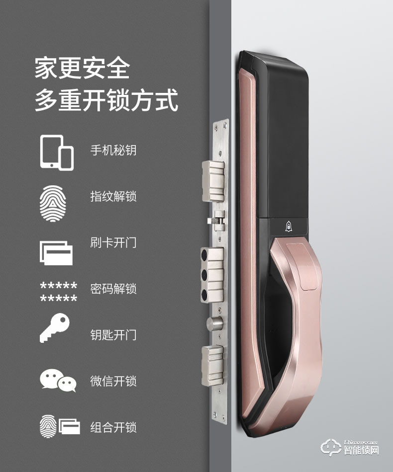 德典智能鎖 全自動智能鎖指紋鎖密碼鎖