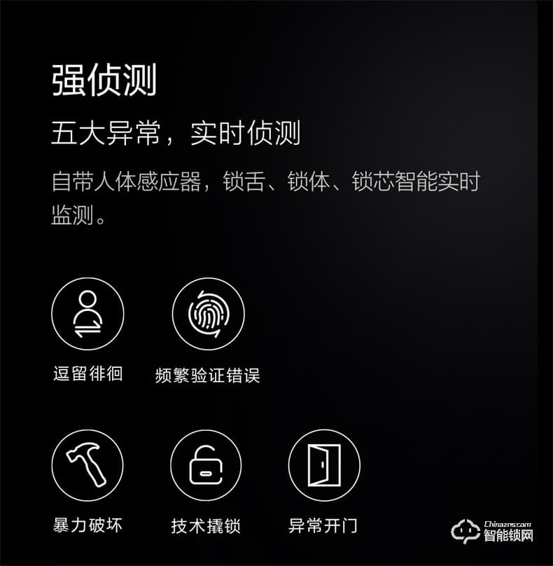 綠米智能鎖 P100家用防盜智能攝像頭門鎖