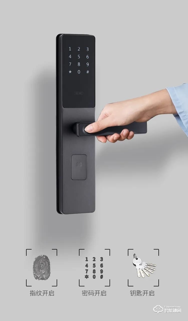 名門靜音門鎖 EZ-M8全自動防盜智能門鎖