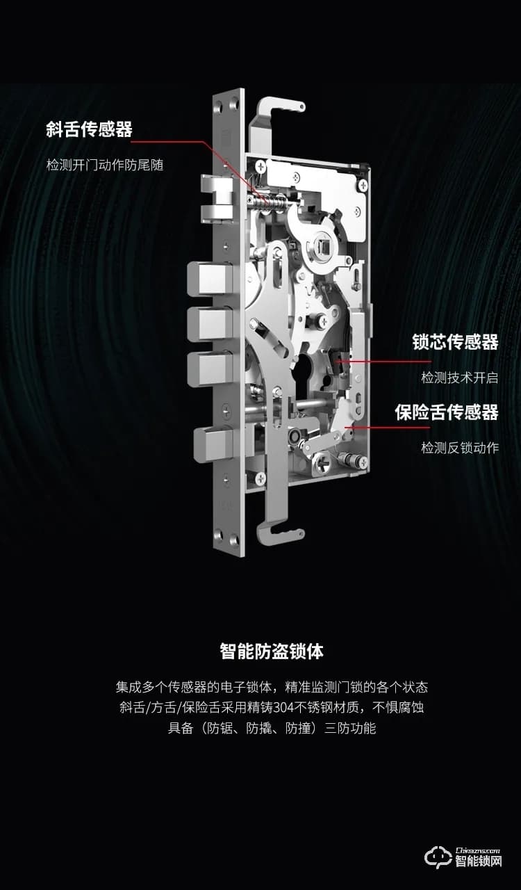 名門靜音門鎖 EZ-M8全自動防盜智能門鎖