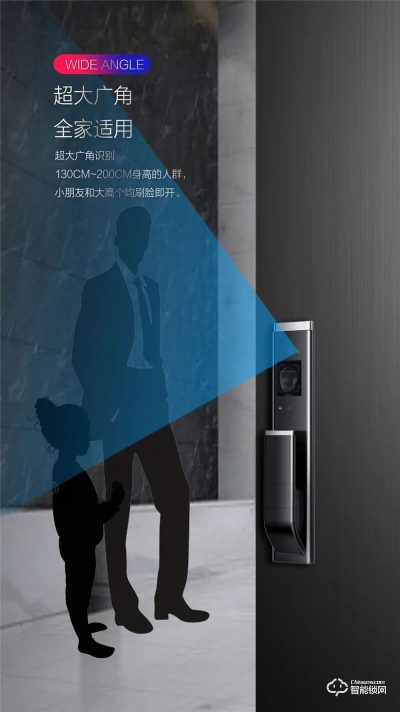 iLock智能鎖 701C3D人臉識別全自動智能鎖