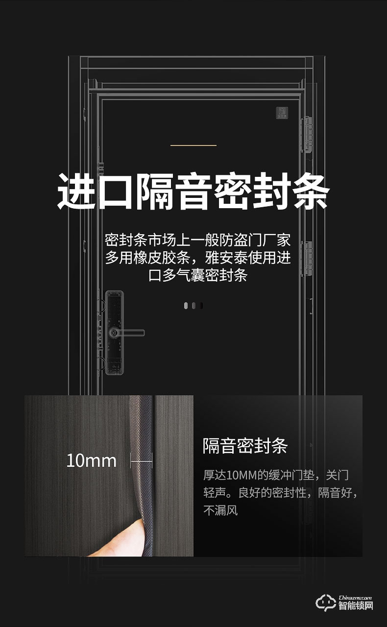 雅安泰智能門 甲級防盜門家用安全智能門