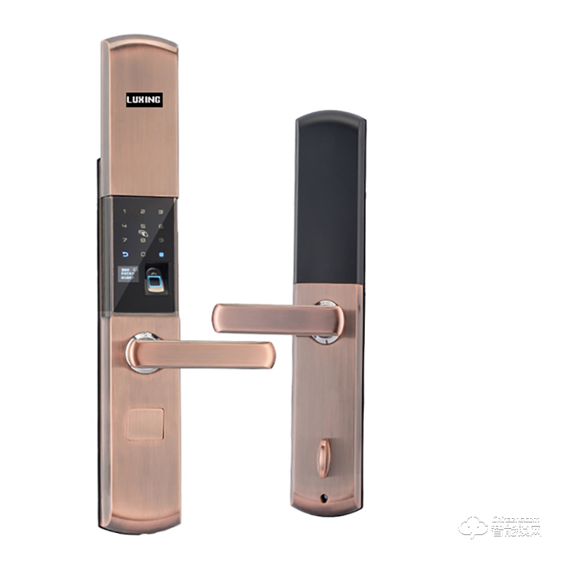 璐興智能鎖 L3001全自動(dòng)滑蓋指紋解鎖門(mén)鎖