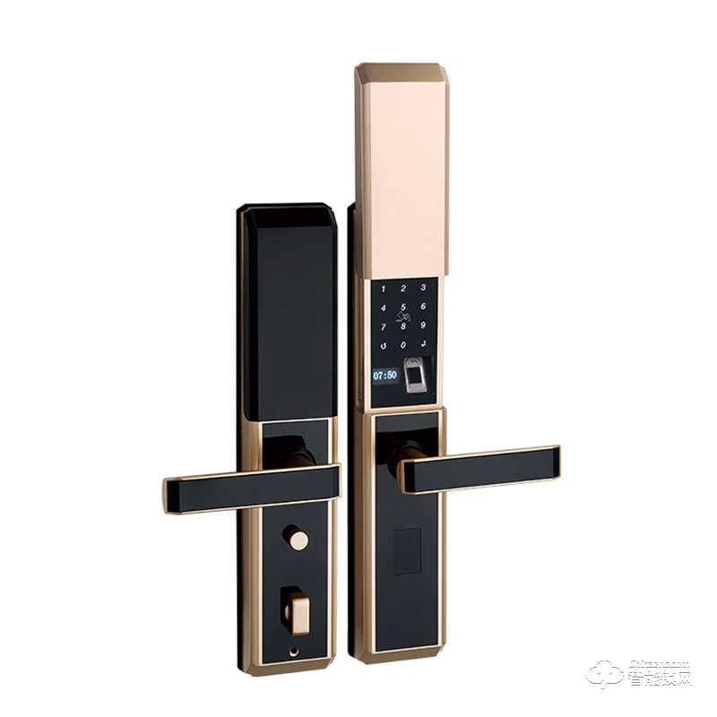 獅柯裝甲鎖 HD03大滑蓋自動(dòng)下降指紋密碼鎖