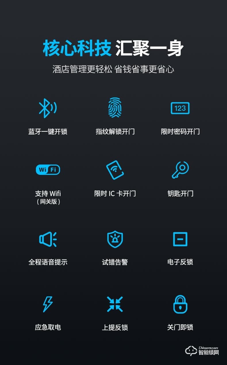 Housetek智能鎖 X2房間門(mén)指紋鎖