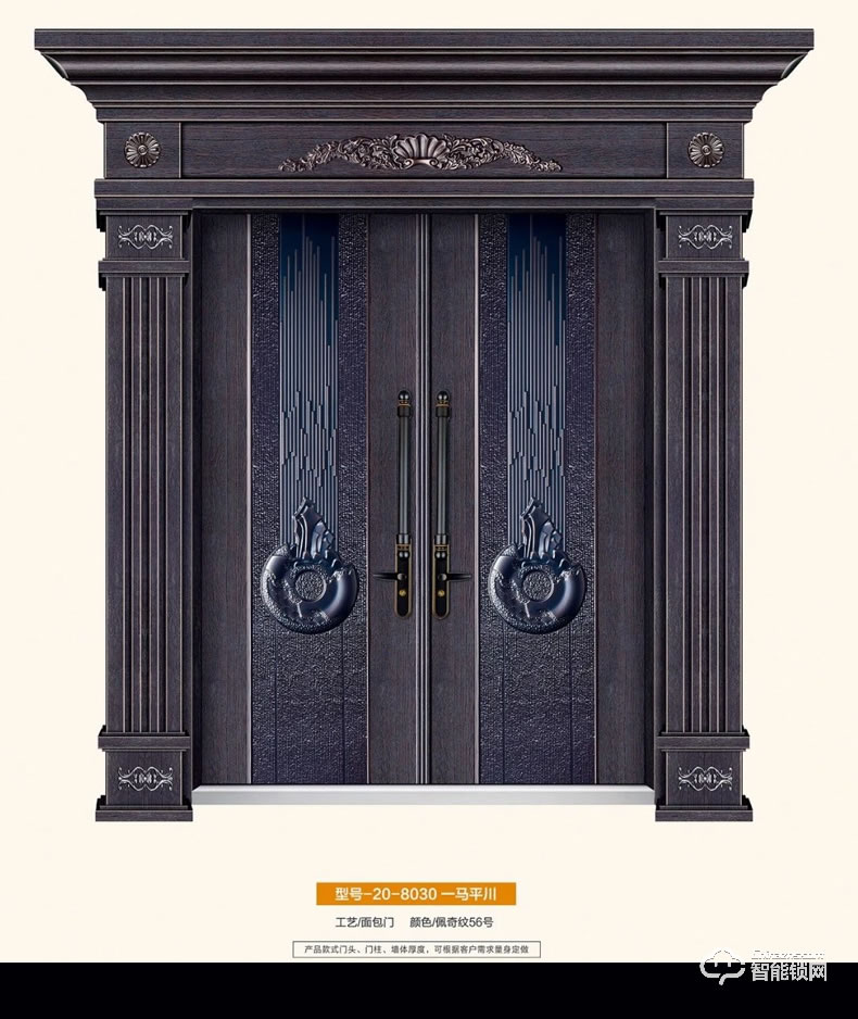 高雅居智能門 別墅大門雙開門進(jìn)戶門