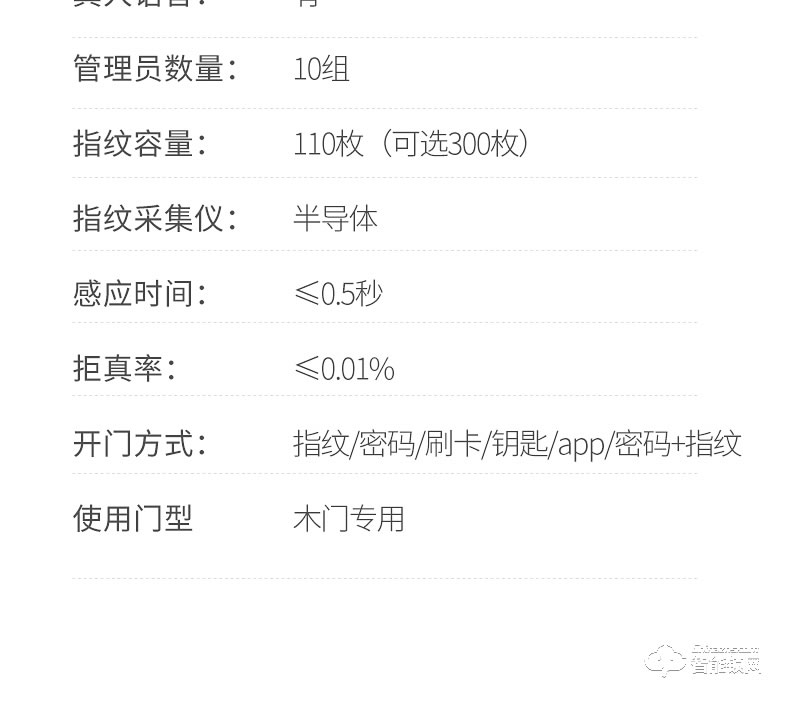 巴奈特智能鎖 Q1家用防盜門智能門鎖