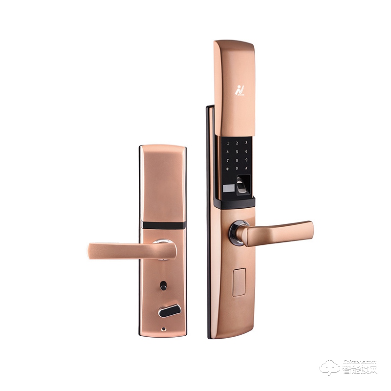 狄克魯智能鎖 H5自動下滑蓋智能鎖電子門鎖