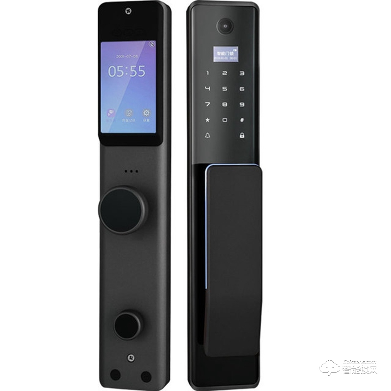 金咔噠智能鎖 帶可視門(mén)鈴貓眼指紋鎖