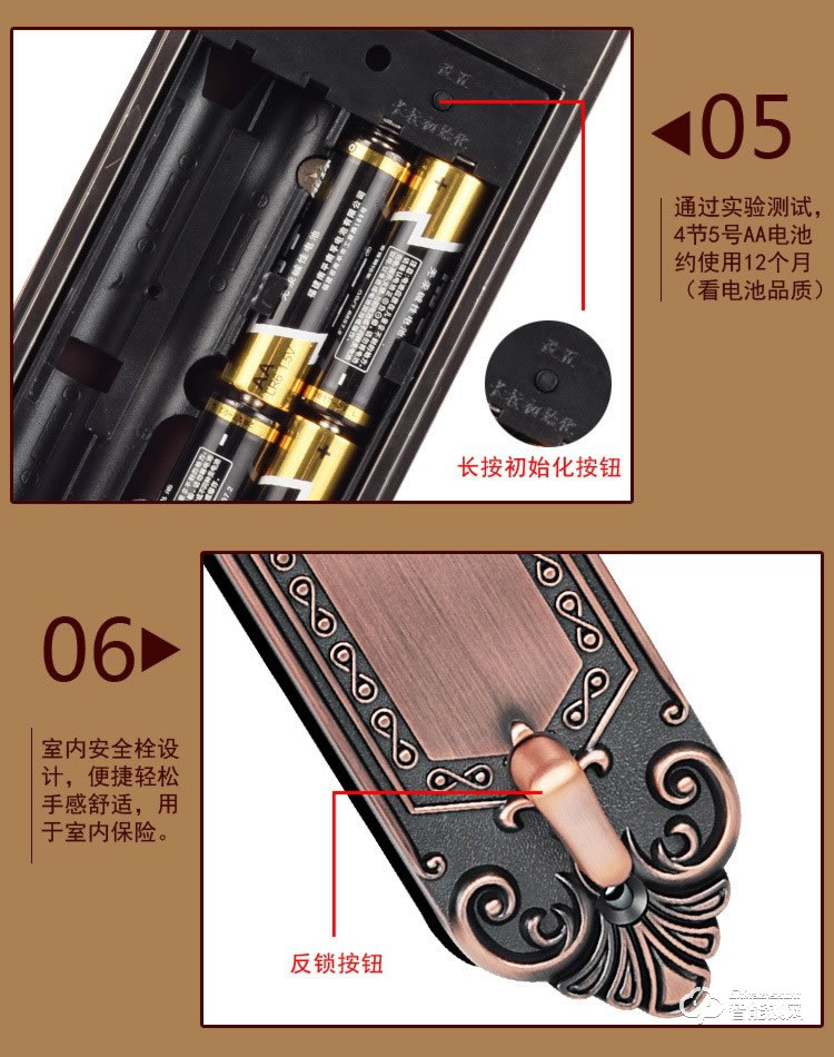 珈門智能鎖 X-9別墅大門智能鎖