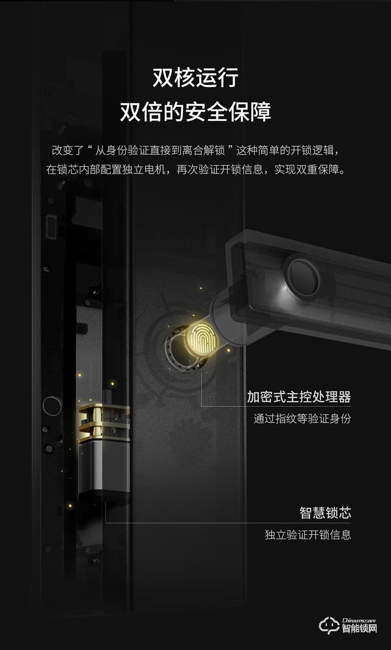 歐瑞博智能鎖 S2全自動智能指紋鎖防盜密碼門鎖