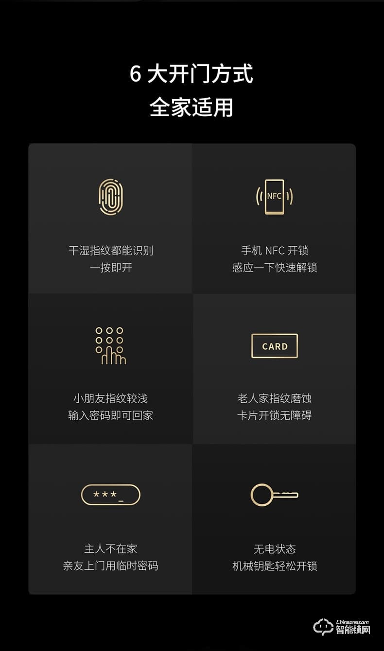 歐瑞博智能鎖 S2全自動智能指紋鎖防盜密碼門鎖