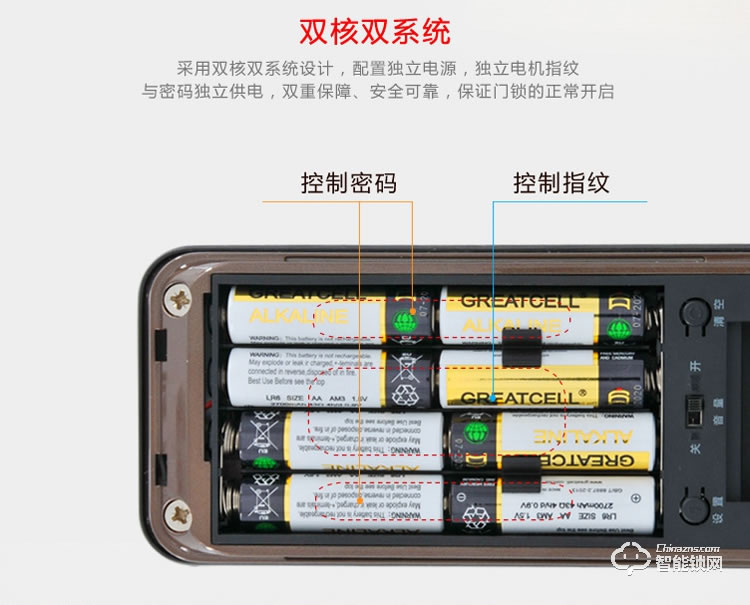 京博士智能鎖 DP-886W 家用防盜門密碼電子鎖