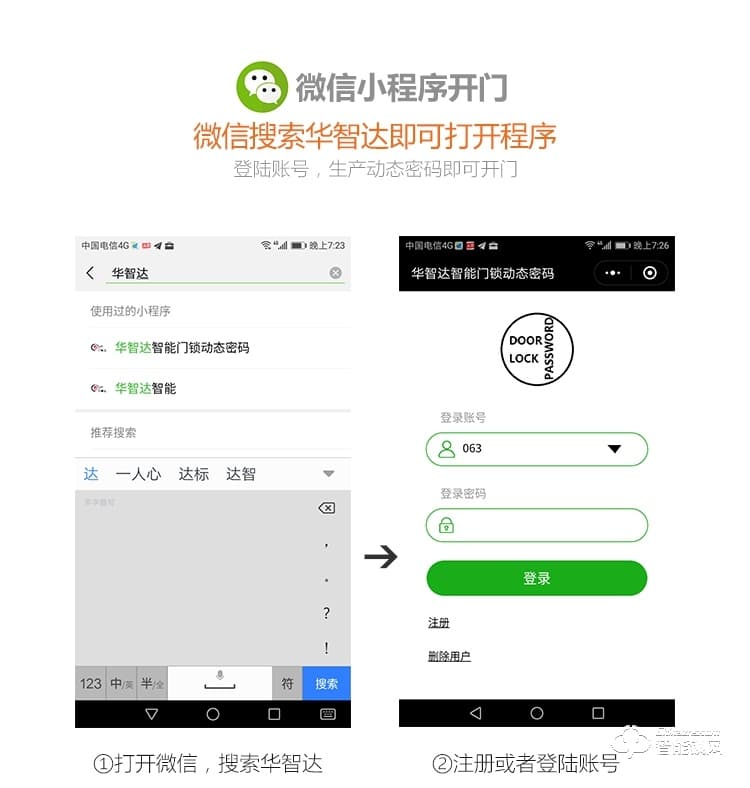 華智達(dá)智能鎖 HZD-062家用防盜門(mén)大門(mén)鎖