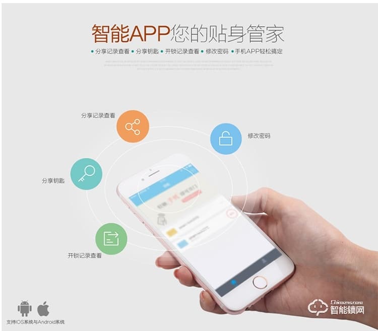 華智達(dá)智能鎖 HZD-062家用防盜門(mén)大門(mén)鎖