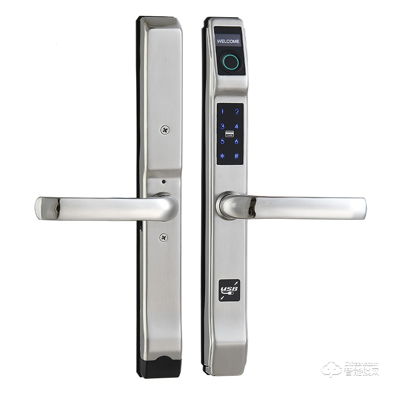 高卡獅智能鎖 X8家用防盜門斷橋鋁指紋門鎖