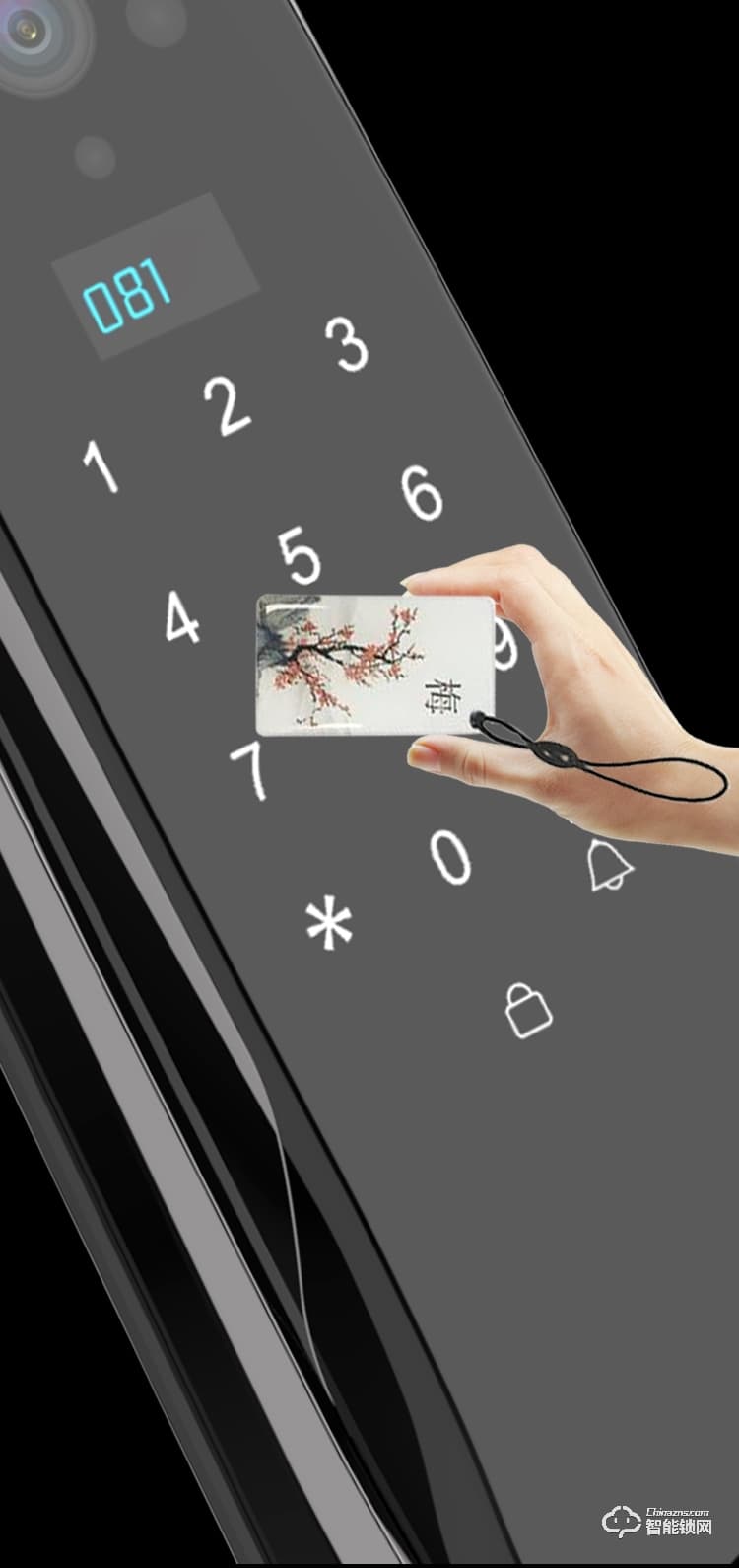 九科智能鎖 JK9001M指紋密碼鎖防盜門電子鎖