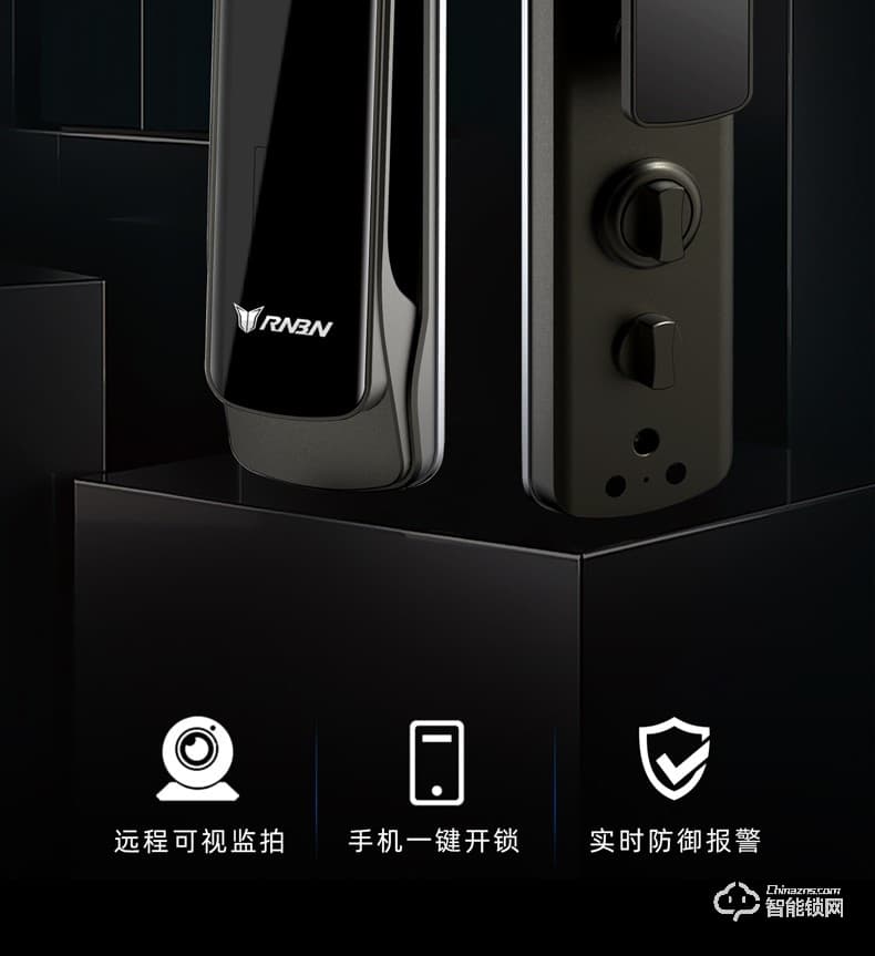 RNBN智能鎖 K10全自動(dòng)人臉識(shí)別智能鎖密碼鎖