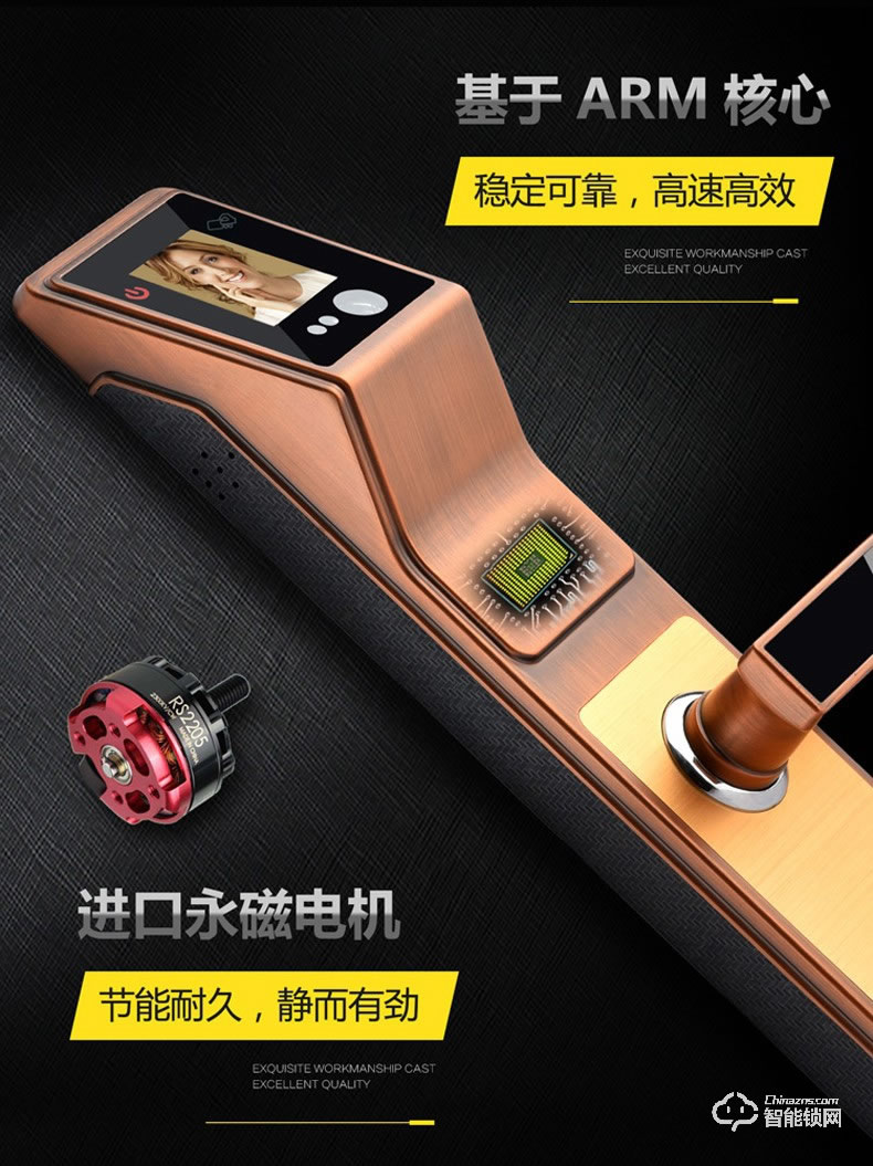 RNBN智能鎖 V7人臉識(shí)別智能鎖電子門鎖