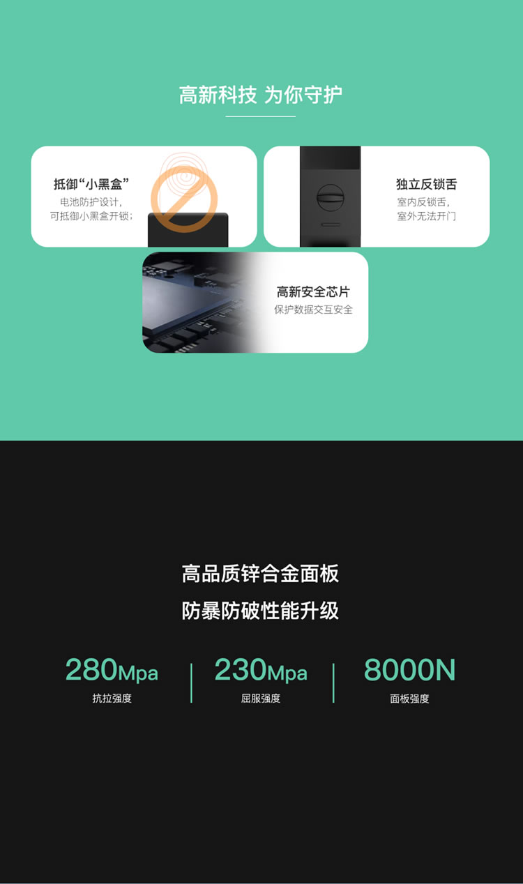 鴻利智能鎖 全自動靜音智能門鎖