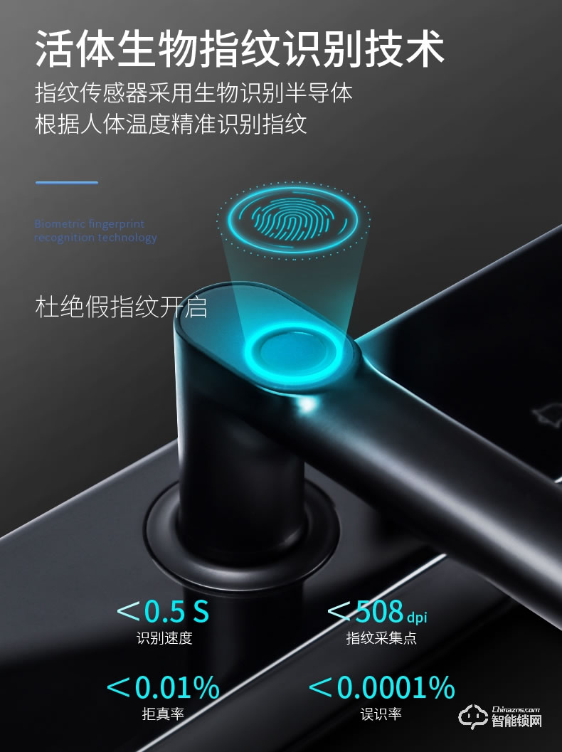 互威智能鎖 368家用防盜門入戶門智能鎖