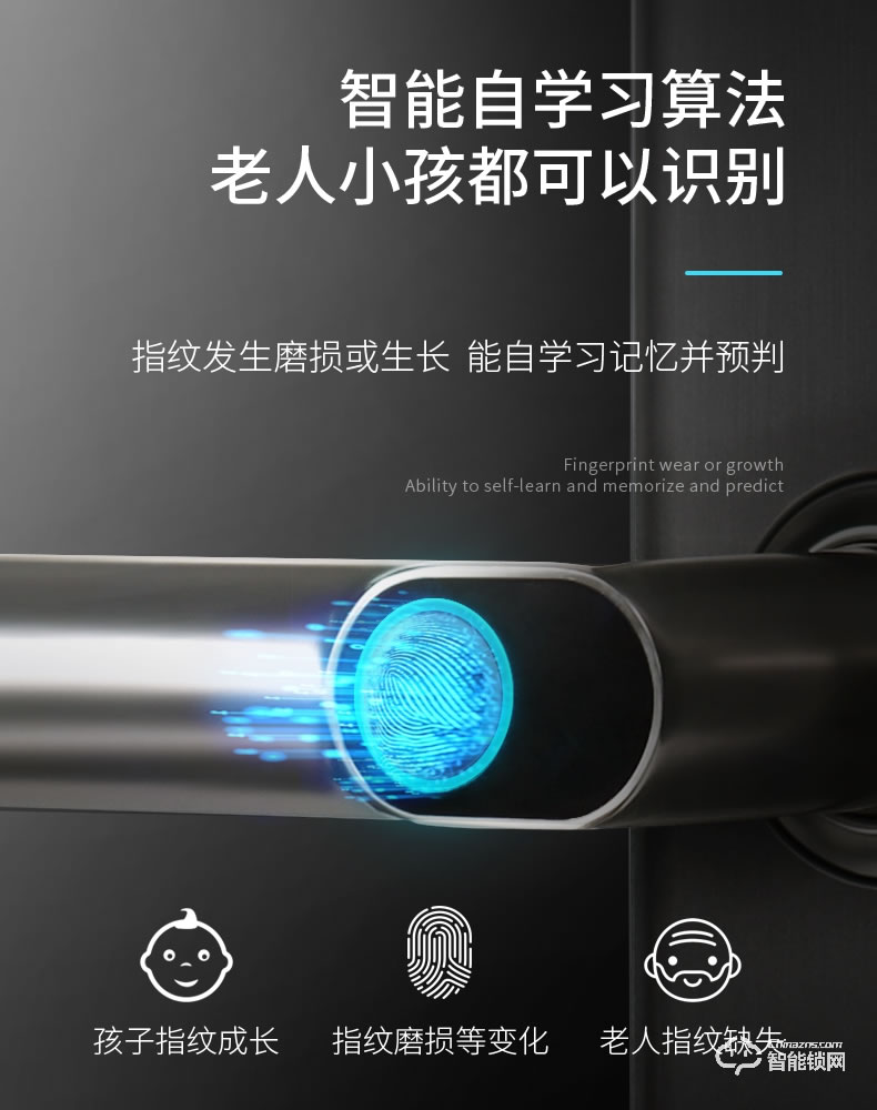 互威智能鎖 368家用防盜門入戶門智能鎖