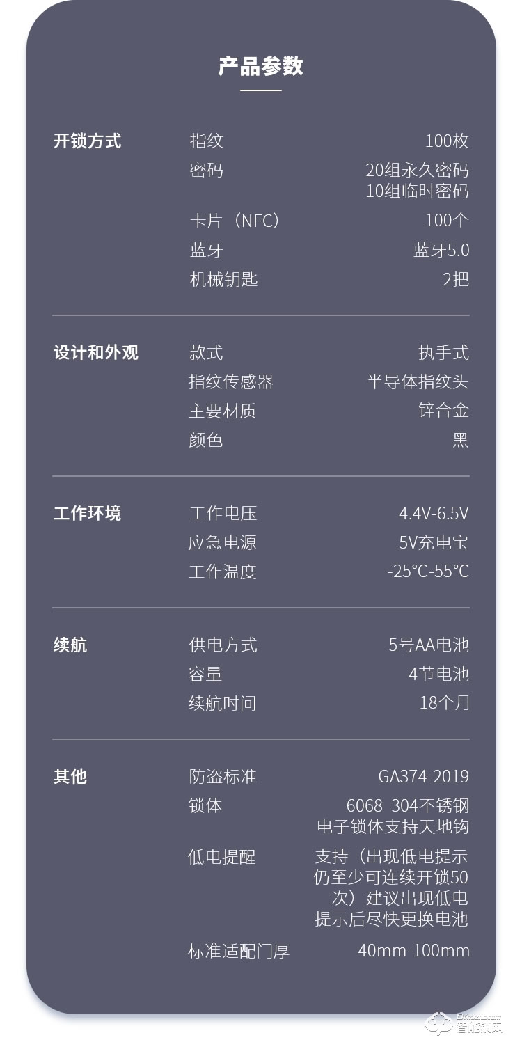 紫光安芯智能鎖 家用防盜門密碼電子門鎖