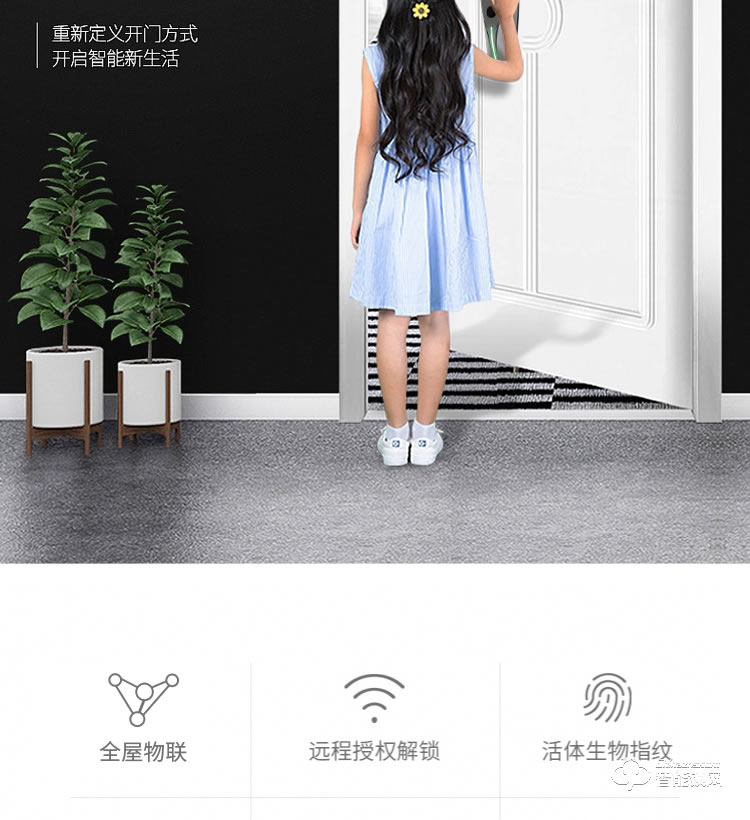 慧嘉智能鎖 HJ-M9家用全自動密碼智能鎖