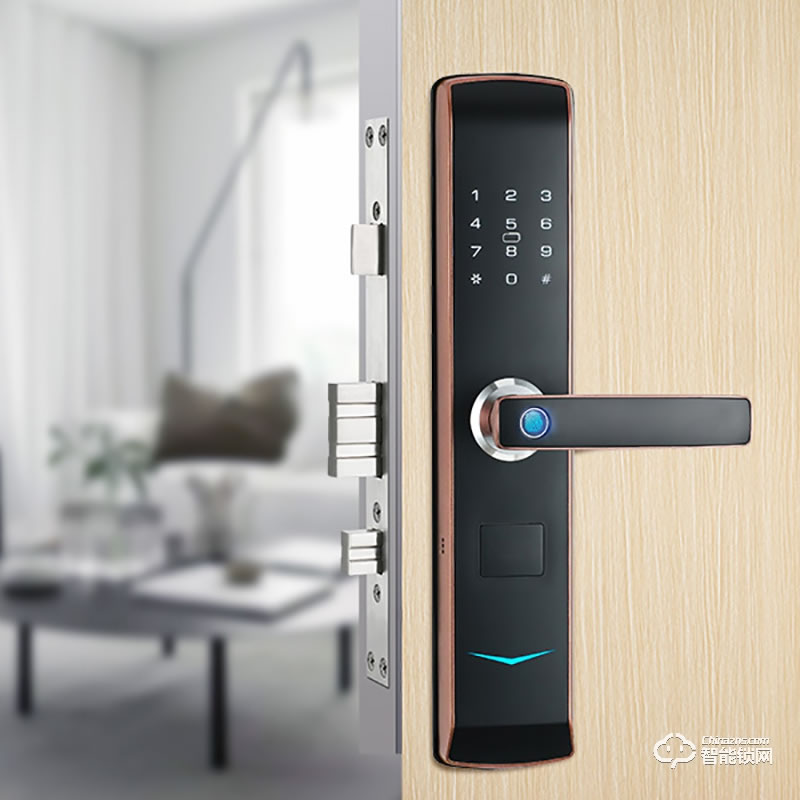 希恩智能鎖 V30指紋密碼短租公寓智能鎖