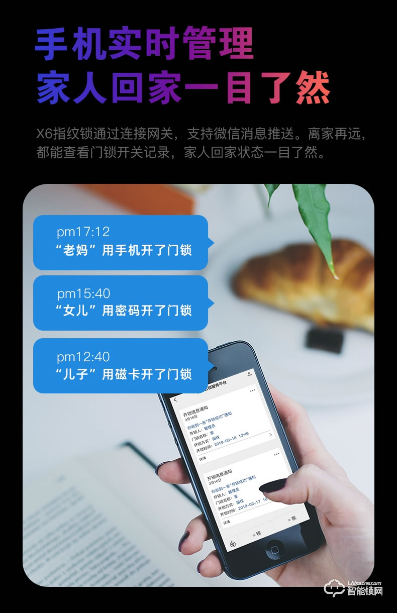 黑帆智能鎖 MJ004家用防盜門(mén)智能鎖密碼鎖