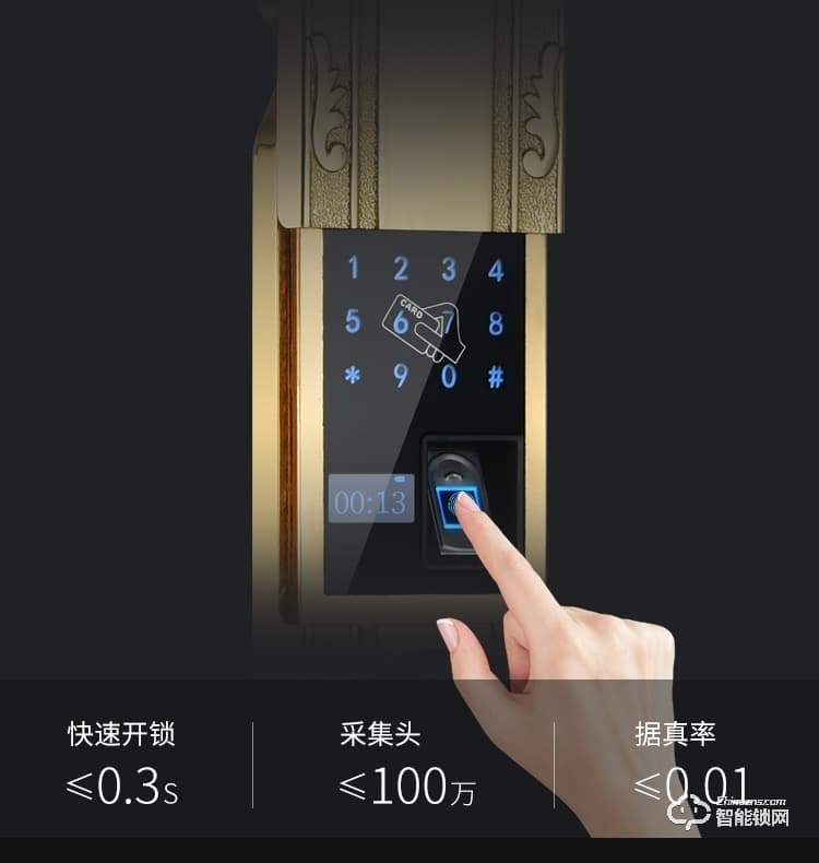 樂固智能鎖 F2大拉手豪華別墅式智能鎖