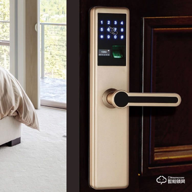 樂固智能鎖 LG-338家用入戶大門密碼磁卡門鎖